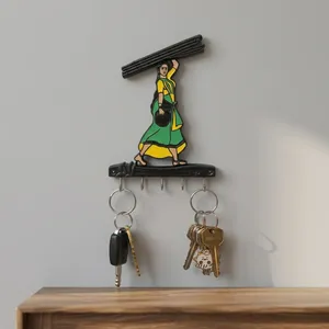 KELLTON Premium-quality Zinc <b>Key</b> Holder <b>Hooks</b> Metal Hanging Multifunction for <b>Wall</b> Decoration Design Vintage-style - Product Image 6