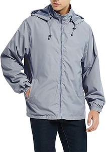 Chaqueta Deportiva de Nylon con Cierre para Hombre, Personalizada con Estampado de Fútbol, Cortavientos para Entrenamiento y Running - Product Image 3