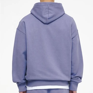Sweat-shirts streetwear vierges 100% coton de haute qualité, personnalisables, coupe oversize, doublés, respirants, anti-boulochage pour hommes, faible MOQ - Product Image 4