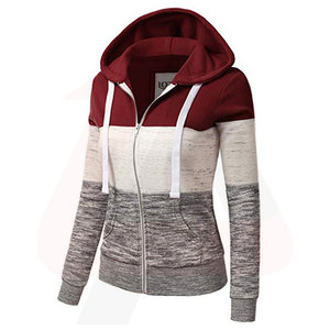 Sudaderas con capucha y cremallera de 400g de la mejor calidad, teñidas, para mujer, diseño único, a la moda, transpirables. - Product Image 1