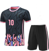 Maillot de football pour homme en tissu importé, short et maillot 100 % polyester, impression avancée, tenue de sport pour adulte
