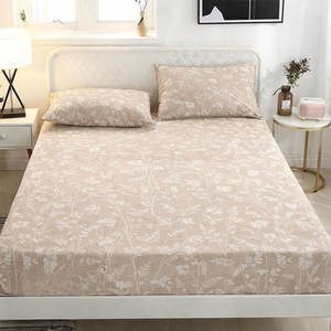 Elegante Sábana Ajustable King Size para un Sueño Reparador |   Ropa de Cama de Tela de Algodón Premium |   Sábana Ajustable con 2 Fundas de Almohada - Product Image 1