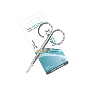 Tijeras para la Nariz de 3.5 Pulgadas, de Acero Inoxidable Chapado en Oro, con Punta de Seguridad, para Diestros, Herramienta Profesional para Cortar el Vello de la Nariz, de la Más Alta Calidad - Product Image 4