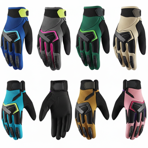 Gants de moto en PU à doigts entiers, respirants, pour motocross, résistants aux chocs, pour vélo, unisexe, vente en gros OEM - Product Image 3
