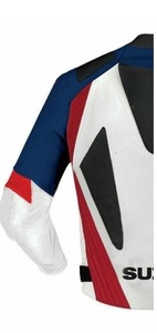 Chaqueta de Seguridad para Motociclismo, Personalizada, Transpirable, Resistente al Viento, con Bloques de Color, 220g, para Motociclistas Suzuki - Product Image 3