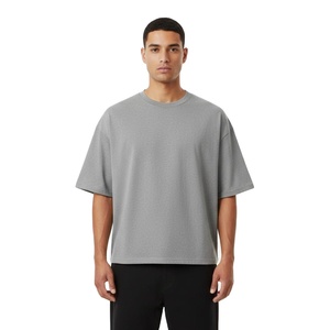 เสื้อยืดทรงบ็อกซี่น้ำหนักเบา โพลีเอสเตอร์/คอตตอน แห้งเร็ว ระบายอากาศดี แขนครึ่งตัว คอกลม ดีไซน์และสีสันปรับแต่งได้ สำหรับผู้ชาย ใช้กลางแจ้ง - Product Image 1