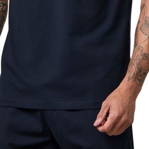 Men’s Navy Blue Performance T Shirt Short Sleeve Breathable <b>Athletic</b> Workout Running Fitness Gym Training Sportswear Top - Product Image 4