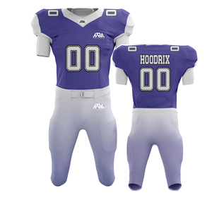 Uniformes de football américain personnalisés, broderie en twill cousue, uniforme de jeu d'équipe personnalisé, vêtements de football anti-déchirure en spandex - Product Image 2