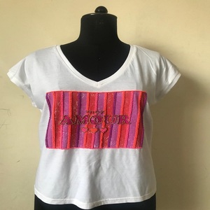 Women Cotton V Neck T Shirt Wholesale Manufacturer Supply for Best Price - Product Image 4