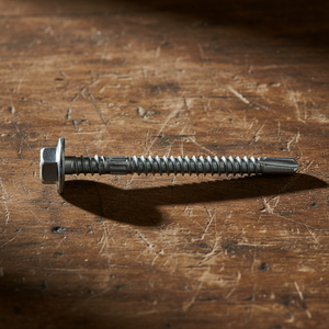 Self-Drilling Screws Washer Head Zinc/Hot-Dip Galvanized Carbon Steel Metric/Inch Standard Coarse Thread Full-Length Threading - Product Image 1