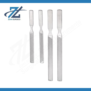 Lime à ongles professionnelle double face en acier inoxydable, grain 80, outil de pédicure et de manucure pour usage en salon, fabriqué au Pakistan - Product Image 6