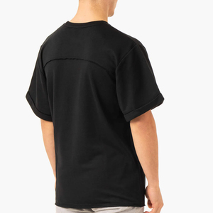 Yourbrand Men's Black Short Sleeve T-<b>Shirt</b> With Red <b>Flame</b> Logo Front Printed Regular Fit Casual O-Neck Jersey Cotton - Product Image 5