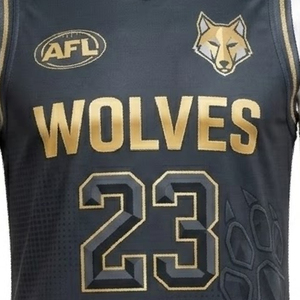 เสื้อทีม AFL แบบกำหนดเอง พิมพ์ลายแบบ Dye Sublimation เต็มตัว พร้อมโลโก้ ชื่อ และหมายเลขทีม รับผลิตแบบ OEM/ODM ขายส่งจากโรงงาน - Product Image 6