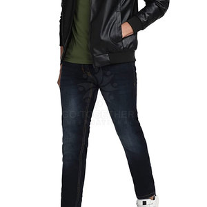 Pantalons en jean élégants, design classique, coupe slim, confortables pour un usage quotidien et un look décontracté, pantalons pour hommes - Product Image 6