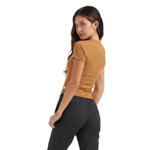 เสื้อครอปท็อปลายสก็อต ปี 2026 สำหรับผู้หญิง เนื้อผ้ายืดหยุ่น น่ารัก เหมาะสำหรับใส่ในฤดูร้อน ผลิตจากผ้าฝ้าย ยืดได้ ระบายอากาศดี เป็นมิตรกับสิ่งแวดล้อม แห้งเร็ว ใส่ได้ทุกวัน - Product Image 3