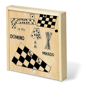 4 set di gioco da tavolo in scatola di legno - Product Image 2