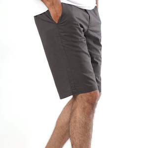 Shorts de plage décontractés pour hommes, couleur unie, séchage rapide, taille élastique, tissu en toile, imperméable, respirant, service OEM - Product Image 4