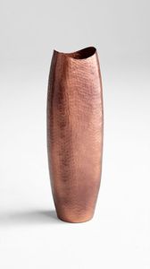 Vase en métal en forme de double entonnoir Art Déco en aluminium, ensemble de 2 vases de table pour la maison et le bureau par Metal Wave - Product Image 6
