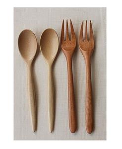 Juego de tenedores de madera de acacia estilo africano para pasta, tenedores de madera para mesa de hotel, vajilla para el hogar y jardín, tenedores de madera de bajo costo, nuevas llegadas - Product Image 6