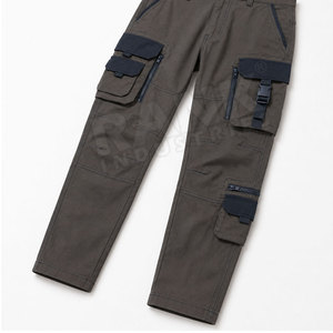 Pantalon cargo homme OEM, taille haute, multi-poches, délavé, style tendance, vente en gros, fournisseur de pantalons pour hommes - Product Image 4