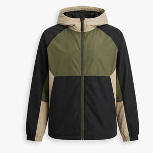 Veste coupe-vent, service OEM, design personnalisé, tissu léger et durable, conçue pour la protection contre le vent et l'usage quotidien. - Product Image 1