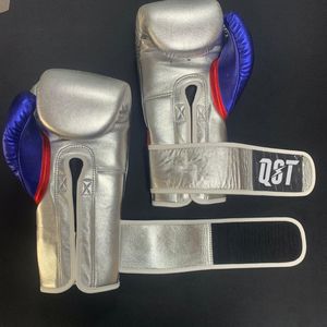 Gants d'entraînement de boxe pour adultes, en cuir PU, rembourrés, protection des mains, fermeture Velcro sécurisée, support de poignet réglable - Product Image 2