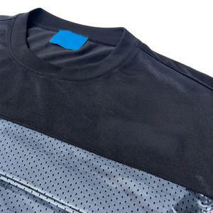 Camiseta de malla vintage deportiva americana oversize de corte cropped y holgado, de manga corta y ajuste regular, para aficionado al fútbol americano, para hombre - Product Image 4