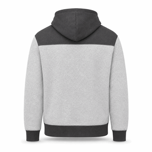 Wholesale Grey <b>Black</b> Pocket Design Pullover Hoodie <b>Men</b> Heavyweight Cotton Fleece Quick Dry Breathable Stringless Streetwear OEM - Product Image 2