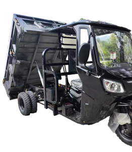 Triciclo Agrícola de Carga Pesada para Adultos, de 3 Ruedas, con Cabina y Motor de Gasolina, Trimoto - Product Image 1