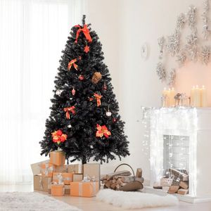 Albero di Natale in PVC da 2,1 m con 1500 rami e supporto in ferro nero - Product Image 3