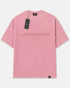 เสื้อยืดคอกลมทรงบ็อกซี่ ผ้าฝ้าย 100% สำหรับผู้ชาย ลายย้อมสีแบบแอซิดวอช น้ำหนัก 180 กรัม ทรงปกติ สไตล์สตรีทแวร์ โลโก้เรียบง่าย เสื้อยืดลำลองแขนยาว - Product Image 5