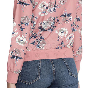 Casual Women Printing Varsity <b>Jackets</b> Breathable Fabric Top For Everyday Dressing And Urban Trends For Sale - Product Image 5