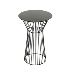 <b>Console</b> <b>Table</b> <b>Round</b> Accent <b>Table</b> Wire Base Hotel Lobby Living Room Furniture for Hotel - Product Image 3
