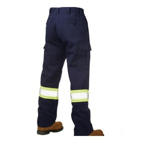 Pantalones de trabajo estilo cargo con múltiples bolsillos, pantalones de pintor, pantalones de seguridad. - Product Image 3