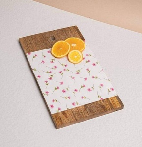 Artizon Studio Natural Bamboo Color 1.5cm Thick Rectangle Dishwasher Safe <b>Wood</b> Knife Handle Tabletop Decorative Kitchenware - Product Image 6