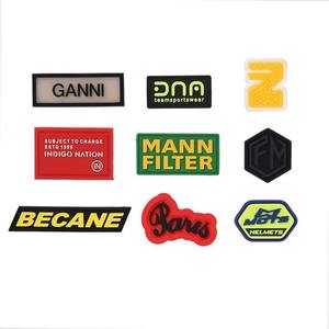 Custom 3D Embossed Rubber PVC <b>Sew</b>-<b>On</b> <b>Patches</b> custom pvc <b>patches</b> - Product Image 1