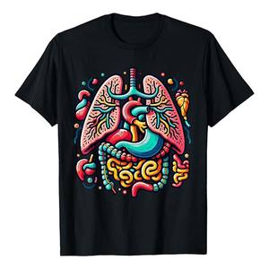 Camisetas Casuales de Cuello Redondo para Hombre, al por Mayor, de Alta Calidad, Lisas, con Logotipo Impreso Digital Personalizado, Corte Regular, Poliéster/Algodón, Secado Rápido - Product Image 1