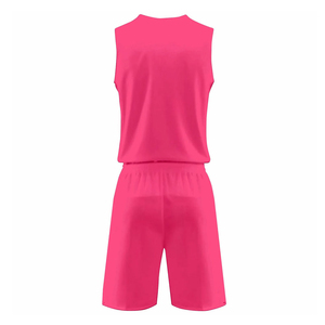 Wholesale Basketball Uniforms Custom Reversible Breathable 100% Polyester Mesh Sportswear Printed Sublimation Basketball Set - Product Image 3