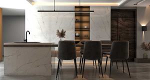 Moderno Calacatta Oro Porcelana Piso Azulejos Acabado brillante Tamaños 60x120cm 600x1200mm 60x60cm Exportador autorizado India - Product Image 6