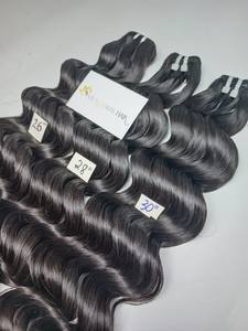 Extensiones de cabello humano doble máquina ondulada natural suave envío rápido cabello NG 2024 calidad superior superventas año final 100% - Product Image 3