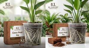 Bloque de Turba de Coco Triple Lavado, Premium, Ecológico, para Cultivo de Plantas, Flores, Alta Retención de Agua - Product Image 6