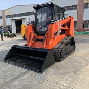 Entrega Rápida Disponible para Cargadora de Orugas Skid Steer TS65 con Motor Hidráulico de 56KW y Trituradora Forestal - Product Image 1
