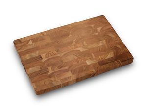 Tabla de cortar de madera al por mayor con logo láser, de bambú, acacia, haya, nogal, olivo, roble y teca, con asa, para cocina, en varios colores. - Product Image 1