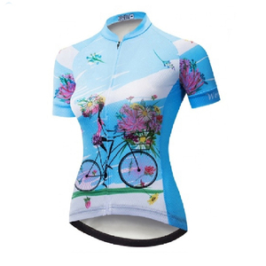 Vêtements de cyclisme à fermeture éclair, uniforme de vélo à séchage rapide, vêtements de vélo pour hommes, uniforme court - Product Image 2