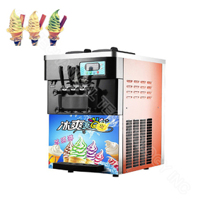 Machine à crème glacée professionnelle thaïlandaise à trois saveurs - Product Image 6