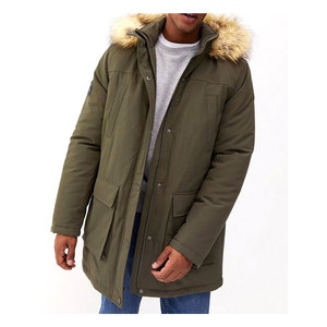 Men's Reversible Winter Parka Jacket Windproof and <b>Waterproof</b> Cotton <b>Padded</b> Long Thicken Warm Outdoor <b>Coat</b> in Plus Sizes - Product Image 5