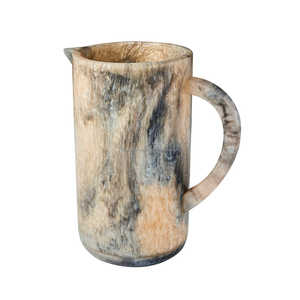 Carafe à eau en résine époxy personnalisée, pichet de service violet haut de gamme avec poignée moderne pour jus, thé, cocktails et table à manger - Product Image 2