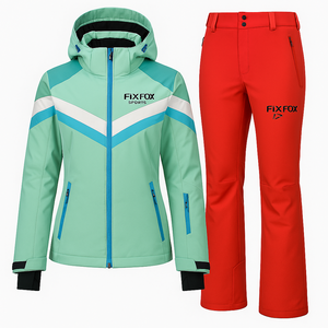 Veste de ski unisexe imperméable 10 000 mm respirante pour adultes Logo personnalisé Coupe-vent Polartec Séchage rapide - Product Image 2