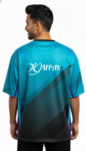 Camiseta de Moda Casual para Hombre, Corte Regular, Sublimada, de Poliéster/Algodón, Transpirable, Estilo Urbano - Product Image 2