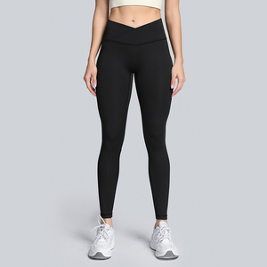 ราคาขายส่ง ชุดออกกำลังกายผู้หญิง กางเกงเลกกิ้งคุณภาพพรีเมียม กางเกงเลกกิ้งผู้หญิง สั่งทำโลโก้ได้ ชุดฟิตเนสผู้หญิง กางเกงเลกกิ้ง - Product Image 5